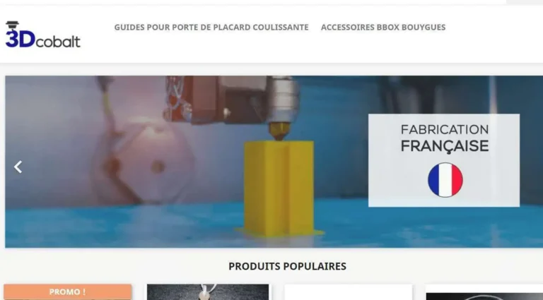 Site 3DCobalt réalisé par Agence Cobalt